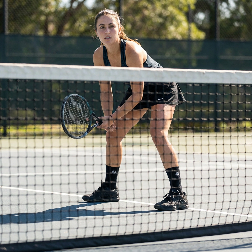 Tennis Socks Crew Black/Grey