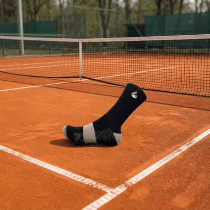 Tennis Socks Crew Black/Grey