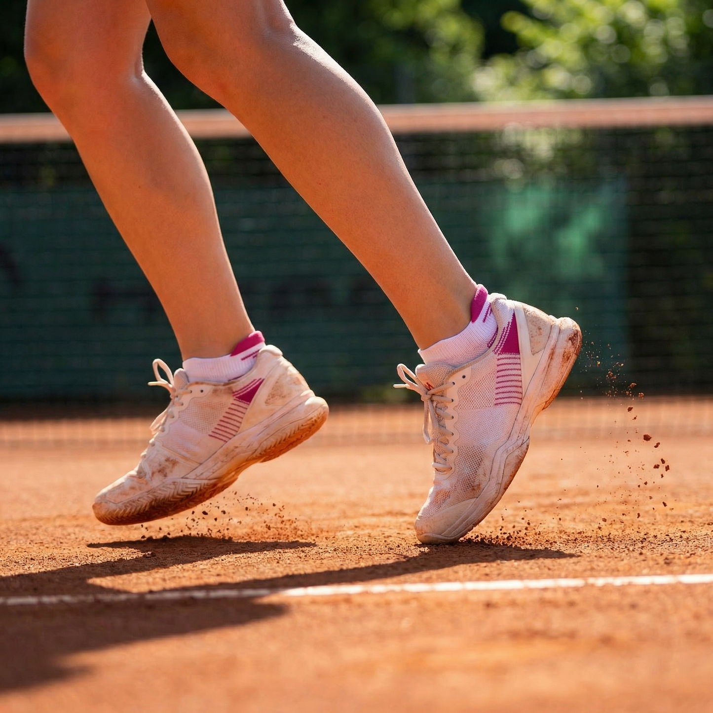 Chaussettes de Tennis Low Cut Lite Blanc/Rose